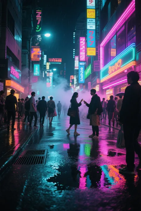 나가사키의 도심 유흥가